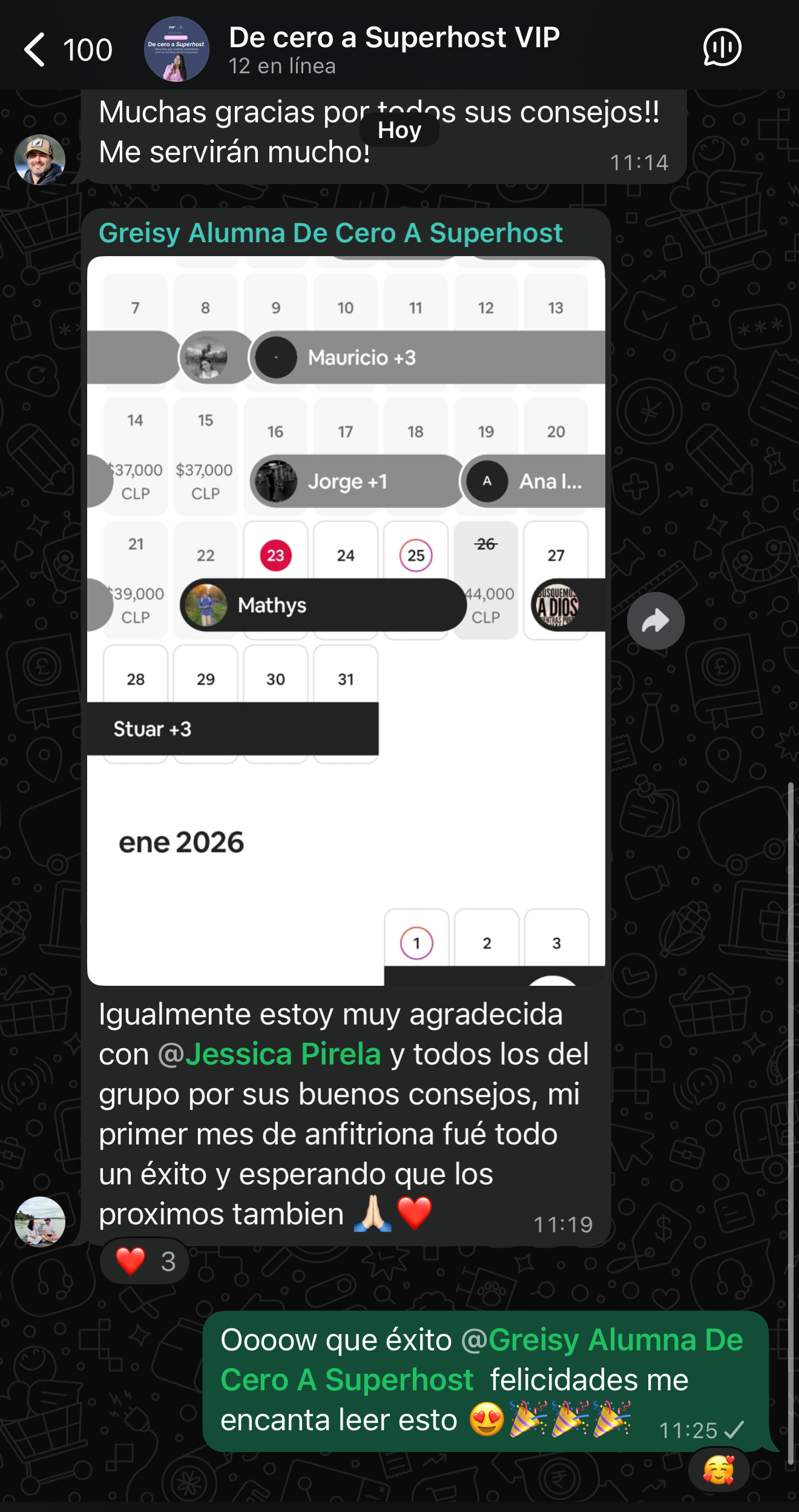 Testimonio Greisy - primer mes exitoso DCSH